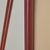 Italian Red Lacquered Wall Mirror, 1970s For Sale - Image 4 of 9