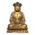 Gilt Bronze Seated Guanyin Bodhisattva Sculpture, Lotus Throne For Sale
