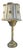 Brass Table Lamp, 1890s For Sale