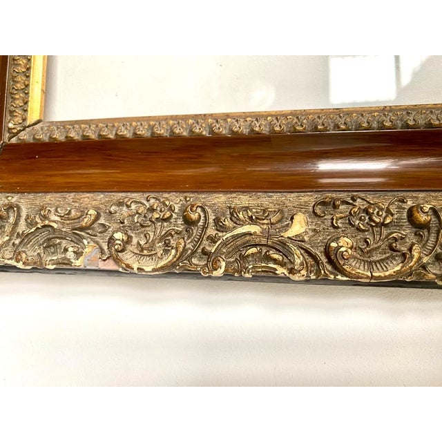 French Glass & Wood Frame For Sale - Image 6 of 9