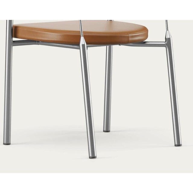 Chairman Chair in Oak with Upholstery in Cognac by Henrik Tengler for One Collection For Sale - Image 11 of 16