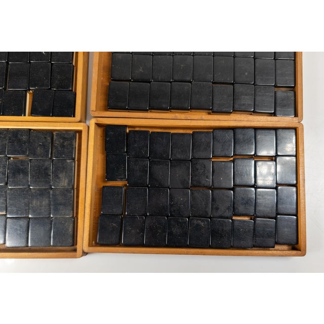 1920's Mah Jong Boardgame Set With 144 Tiles by Pung Chow For Sale - Image 12 of 18