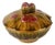 Cherry Slipware Sugar Bowl from Sarreguemines, 1970s For Sale