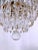 Vintage 1960s Italian Brass Upside Down Layered Cake Chandelier For Sale - Image 4 of 6
