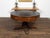 Mid 19th Century English Regency 1840s Mahogany Rent Table with Leather Top and Eight Drawers For Sale - Image 5 of 12