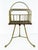 Jans of London Antique Revolving Magazine Stand in Brass and Mahogany For Sale In Miami - Image 6 of 11