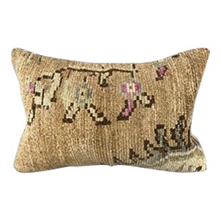 16 x 24 Rug Pillow Bosporus Drift Turkish Pillow Cushion Cover For Sale
