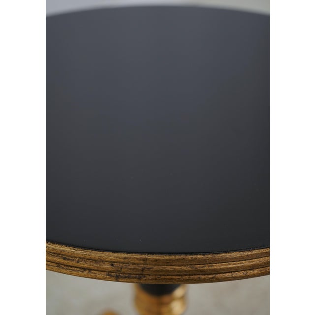 Wood Maitland Smith Accent Pedestal Table Model 8132-30 For Sale - Image 7 of 12