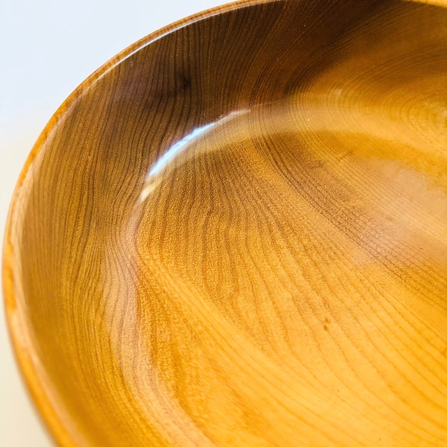 Mid 20th Century Large Myrtlewood Salad Bowl For Sale - Image 5 of 11