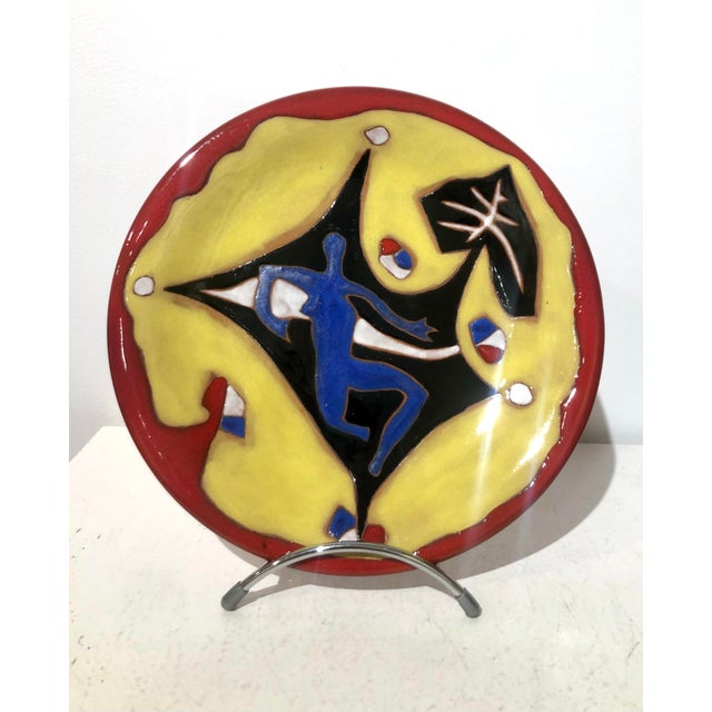 Ceramic Plate from Jean Lurçat, 1960 For Sale - Image 3 of 3