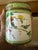 Celadon Vintage Apple Green Canton Enamel Floral Covered Box For Sale - Image 8 of 8