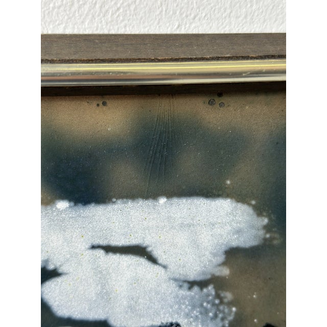 Vintage Abstract Cityscape Enamel Artwork by Felicia Liban, Circa 1970s-80s For Sale - Image 10 of 15