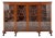 Chippendale Breakfront Bookcase Cabinet in Mahogany, 1900s For Sale