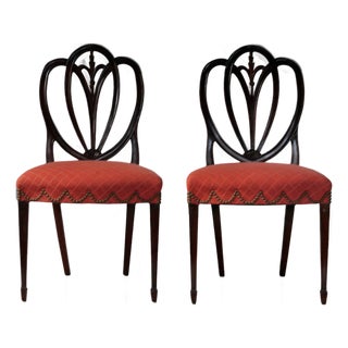 Antique Hepplewhite Style Chairs - A Pair For Sale