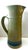 Ceramic Vintage Signed Studio Pottery Pitcher in Speckled Sage Green With Cobalt Blue Band For Sale - Image 7 of 9
