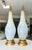 1950s Large Murano Opalescent Blue Gold Inclusions Table Lamps - a Pair For Sale In Palm Springs - Image 6 of 18