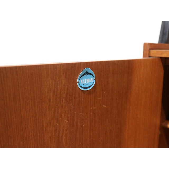 Mid 20th Century Mid Century Modern Vintage Teak Afromosia Credenza Buffet by Nathan Danish Style For Sale - Image 5 of 14