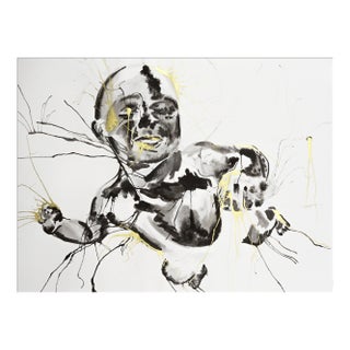 Ant Pearce "Sapiens #1/ 25.12.17 #2" 2017 Contemporary Ink On Paper Drawing For Sale