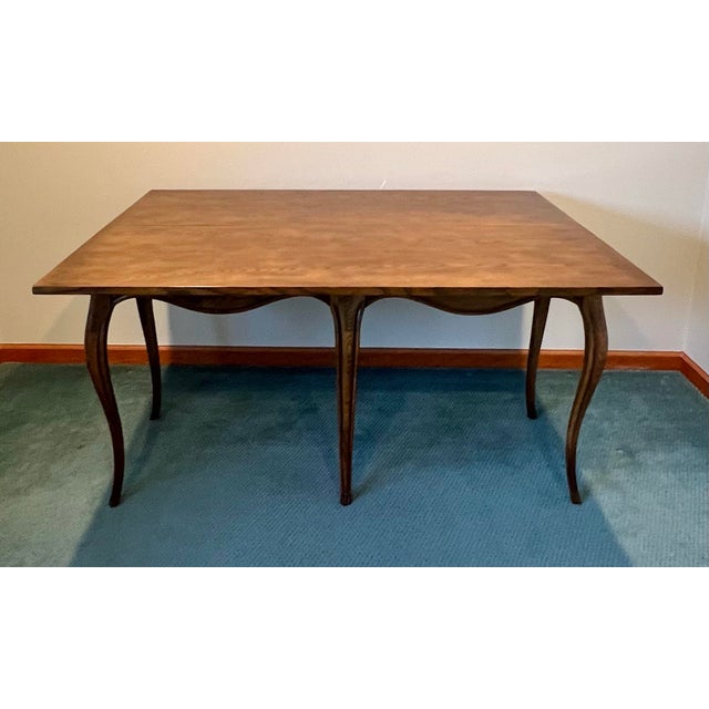 Wood Milling Road by Baker Flip Top Country French Console Table For Sale - Image 7 of 9