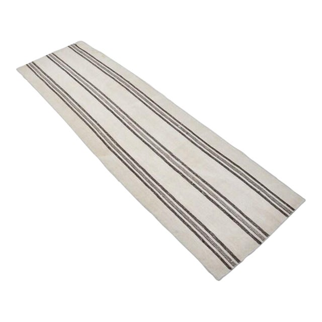 Vinatge Anatolian Stripe Kilim Runner For Sale
