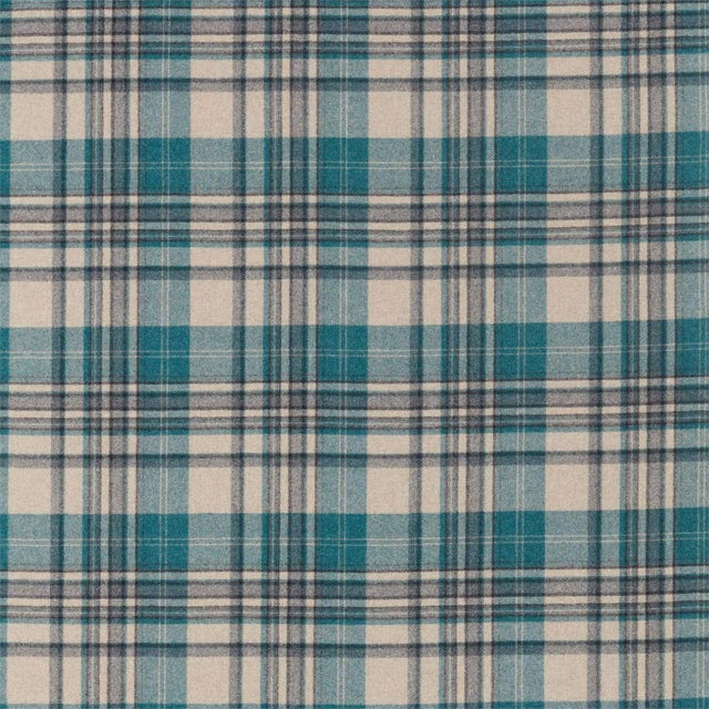 Sanderson Bryndle Check Fabric in Chasm - a Sample For Sale