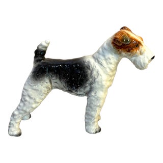 Ceramic Airedale Terrier Figurine For Sale
