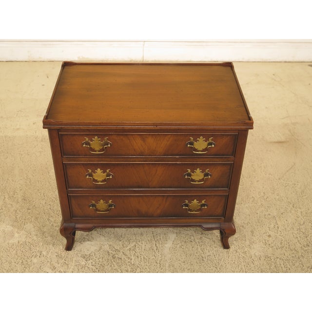 Hekman Country French 3 Drawer Walnut Occasional Chest Chairish