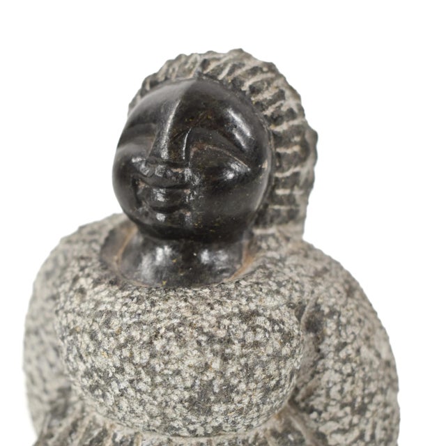 Early 20th Century Early 20th Century Shona Stone Woman Sculpture In The Style of Colleen For Sale - Image 5 of 7