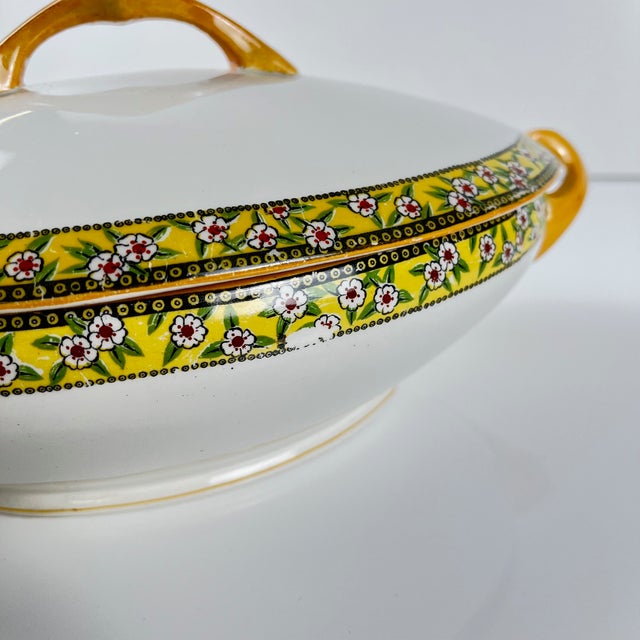 Earthenware Yvonne Soup Tureen from Orchies, Early 20th Century For Sale - Image 11 of 12
