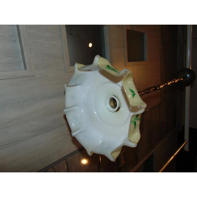 Art Deco Brass Ceiling Lamp, 1920s For Sale - Image 3 of 7