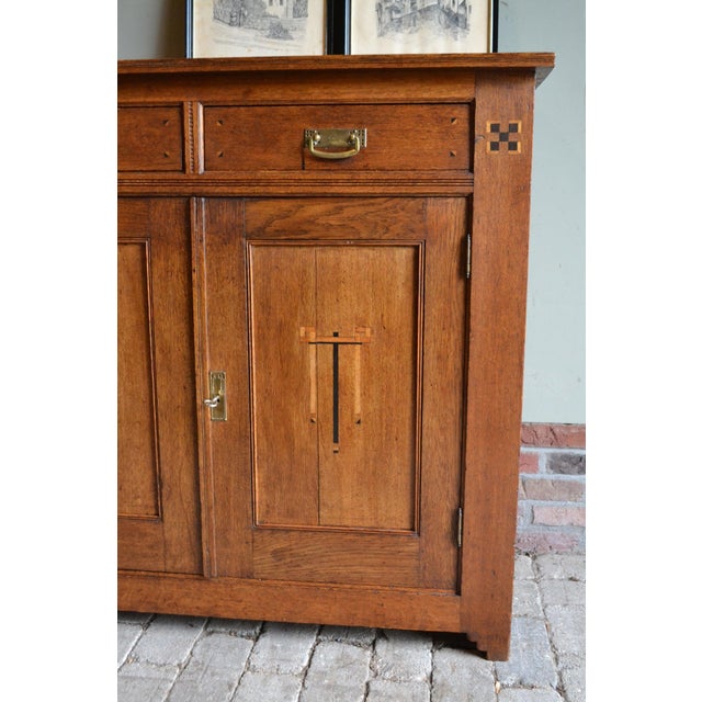 Art Deco Sideboard in Oak For Sale - Image 3 of 11