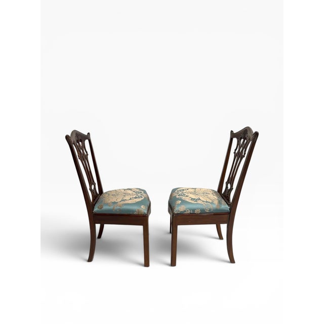 Maitland - Smith Reupholstered Dining Chairs- Set of 4 For Sale In Boston - Image 6 of 13
