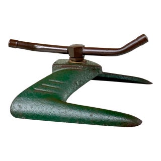 Vintage Art Deco Cast Iron Garden Sprinkler by w.d Allen Mfg For Sale