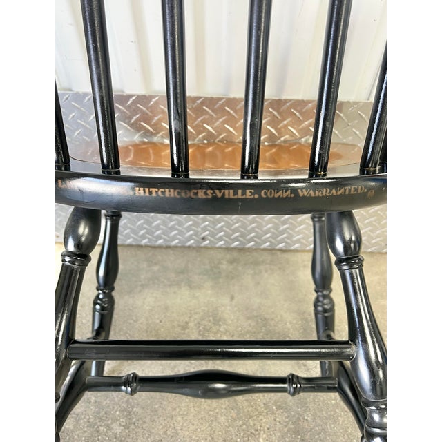 Hitchcock Decorated Fanback Windsor Dining Chairs - Set of 4 For Sale - Image 12 of 12