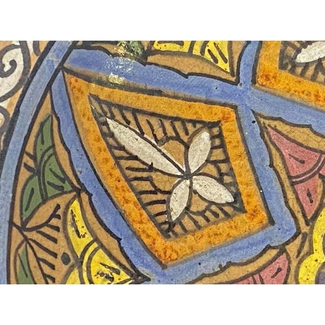 1920s Early 20th Century Morocco Fez Ceramic Bowl, 1920s For Sale - Image 5 of 10