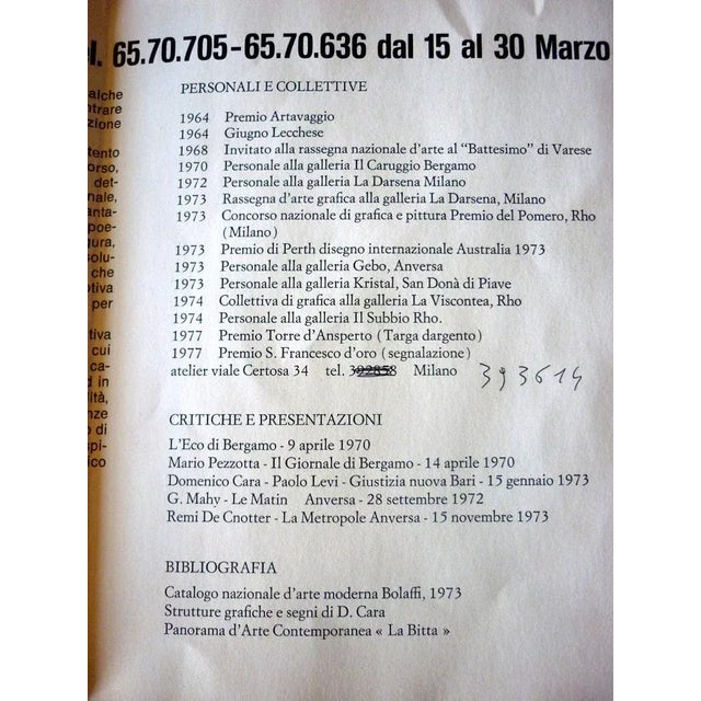 1970s Italian Ceramic Plate by Luigi Garoli for Ceramiche Arcore, 1970s For Sale - Image 5 of 7