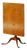 Antique Late 19th Century Swedish Square Folding Table in Burl Wood For Sale