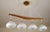 Swedish Teak and Glass Four Light Hanging Lamp, 1960s For Sale - Image 4 of 13
