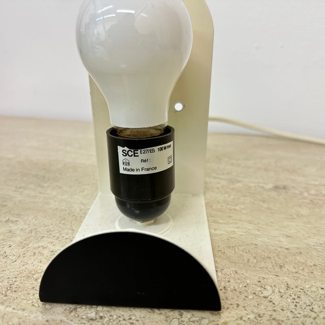 Postmodern Postmodern Minimalist Table Lamp from SCE, France, 1980s For Sale - Image 3 of 18