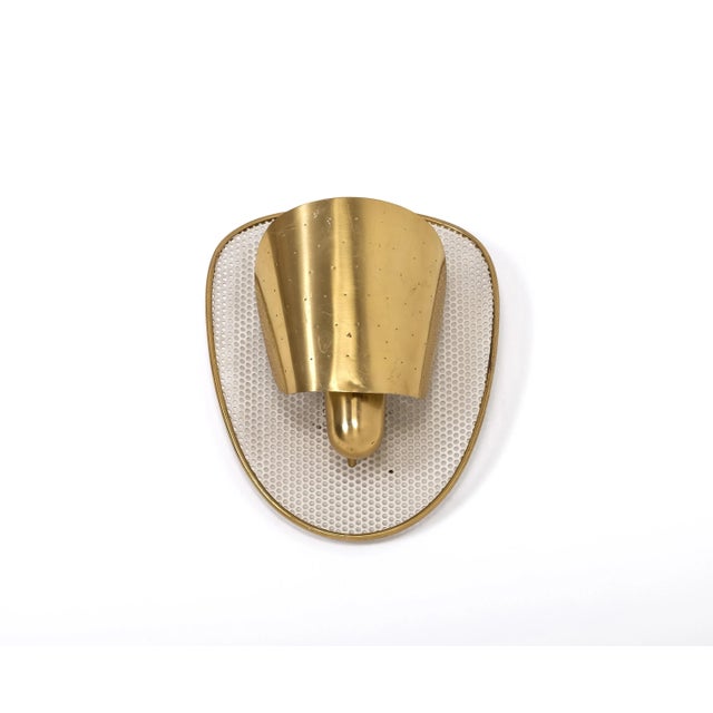 Brass Wall Lamp, Sweden, 1950s For Sale - Image 6 of 10