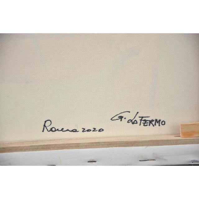 Early 21st Century Giorgio Lo Fermo, The Ball, 2020, Oil Painting on Canvas For Sale - Image 5 of 7