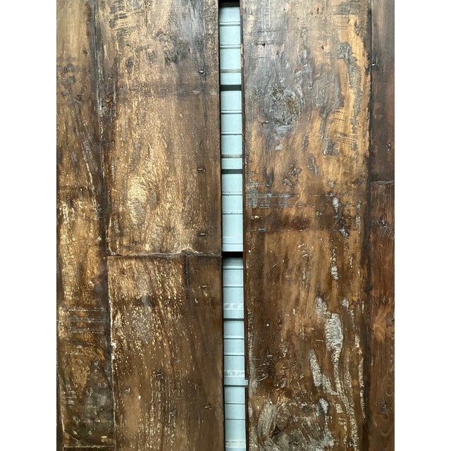 Solid Wood Door Panels, Decorative Oval Raised Medallion For Sale - Image 6 of 12