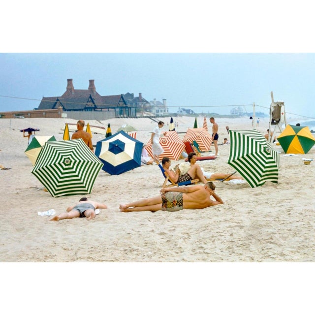 The Hamptons by Toni Frissell A beach scene in The Hamptons USA 1955. (Photo by Toni Frissell) 12x16" inches / 30x40cm...