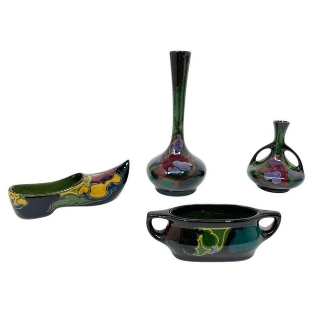 20th Century Dutch Gouda Earthenware Miniatures, Set of 4 For Sale - Image 18 of 18