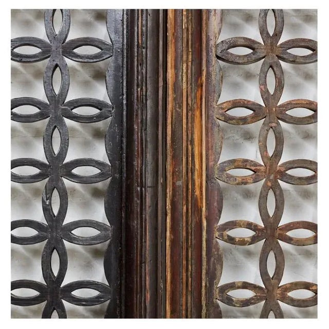 Pair Chinese Hardwood Doors, 2 Pairs Available For Sale In Los Angeles - Image 6 of 12