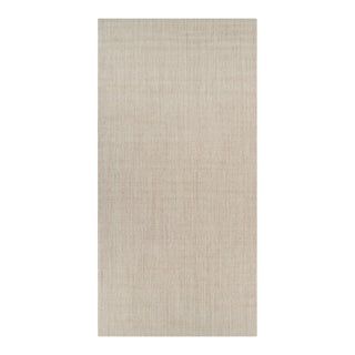 Rug & Kilim’s Oversized Modern Textural Solid Rug in Beige Tones and Striae - 12x24 For Sale