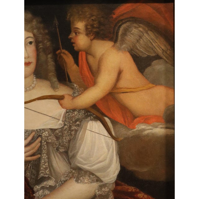 17th Century Henri Gascard, Portrait of Lady Gascard, 1690, Oil on Canvas For Sale - Image 5 of 11