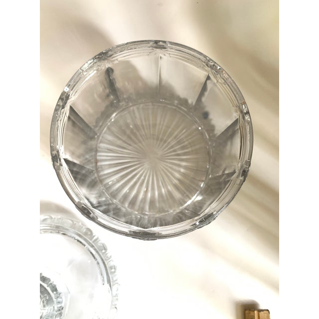 Antique Imperial Cube Cut Glass Tobacco Humidor Jar Chairish