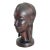 Vintage Hand-Carved African Figural Bust of Woman in Ebonized Wood For Sale