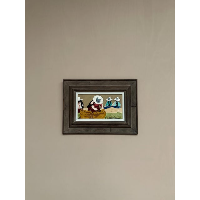 Lars Norman, Bolivia, 1960s, Oil on Panel, Framed For Sale - Image 5 of 18